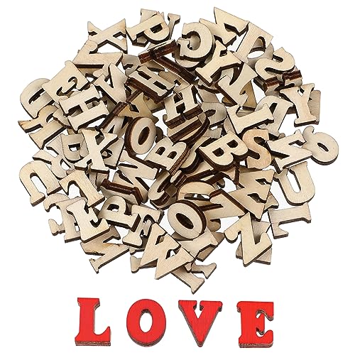 CLISPEED 200Stücke Holzbuchstaben und Holzscheiben zum Basteln Unbearbeitete Holzmalerei Chips für DIY Handwerksprojekte und Dekorationen Vielseitig Einsetzbar und Sicher CLISPEED 200Stücke Holzbuchstaben und Holzscheiben zum Basteln Unbearbeitete Holzmalerei Chips für DIY Handwerksprojekte und Dekorationen Vielseitig Einsetzbar und Sicher von CLISPEED