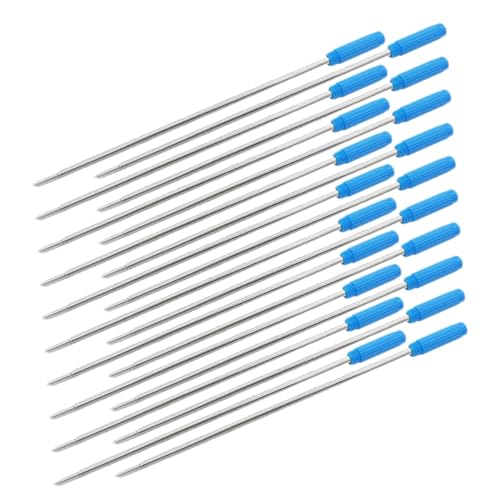 CLISPEED 20Stücke Kugelschreiber Nachfüllen für Cross Stifte Spitze Blaue Standardminennachfüllungen für Glattes Schreiben für Büro Schule und Zuhause von CLISPEED