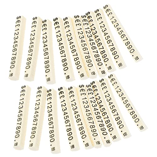 CLISPEED 20Stücke Preisschilder für Schmuck Transparentes Display mit Klarer Preisanzeige für Geschäfte Bäckereien und Restaurants Stilvolles Design Einfach zu Handhaben CLISPEED 20Stücke Preisschilder für Schmuck Transparentes Display mit Klarer Preisanzeige für Geschäfte Bäckereien und Restaurants Stilvolles Design Einfach zu Handhaben von CLISPEED