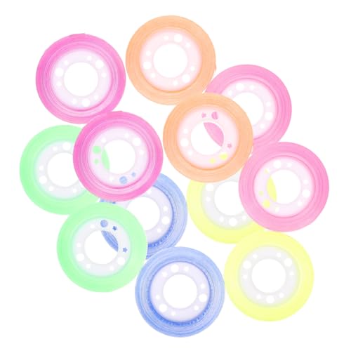 CLISPEED 24 Rollen Regenbogen Klebeband Transparent DIY Dekorativ für Basteln Scrapbooking Planer Kreative Papierreparatur CLISPEED 24 Rollen Regenbogen Klebeband Transparent DIY Dekorativ für Basteln Scrapbooking Planer Kreative Papierreparatur von CLISPEED