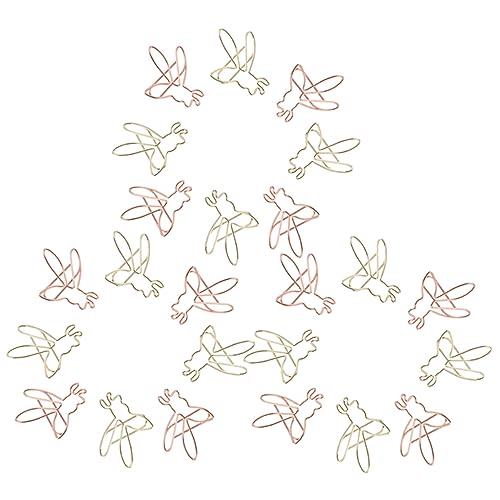 CLISPEED 24 Stück Goldene Bienen Papierklammern Dekorative Büroklammern für Schule Büro und Zuhause Vielseitig Einsetzbar Gold Roségold CLISPEED 24 Stück Goldene Bienen Papierklammern Dekorative Büroklammern für Schule Büro und Zuhause Vielseitig Einsetzbar Gold Roségold von CLISPEED