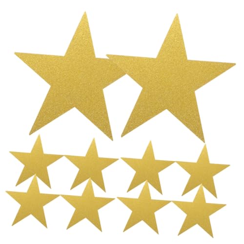 CLISPEED 24 Stück Handgeschnittene Papier Poster Dekorationen Sterne Für Pinnwand Goldenes Konfetti Für Tische Papierstern Ausschnitt Glitzersterne Tischkonfetti Papierausschnitte CLISPEED 24 Stück Handgeschnittene Papier Poster Dekorationen Sterne Für Pinnwand Goldenes Konfetti Für Tische Papierstern Ausschnitt Glitzersterne Tischkonfetti Papierausschnitte von CLISPEED