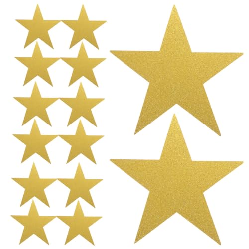 CLISPEED 24 Stück Handgeschnittenes Papier Goldkonfetti Für Tische Tischkonfetti Pinnwandzubehör Sternausschnitt Aus Papier Sterne Ausschnitte Partydekorationen Mit Sternenmotiv Golden CLISPEED 24 Stück Handgeschnittenes Papier Goldkonfetti Für Tische Tischkonfetti Pinnwandzubehör Sternausschnitt Aus Papier Sterne Ausschnitte Partydekorationen Mit Sternenmotiv Golden von CLISPEED