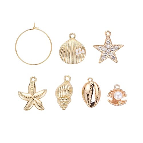 CLISPEED 24 Stück Teiliges Set Meeres Design Ohrring Anhänger für DIY Schmuckherstellung Kreative und Stilvolle Ohrschmuck Zubehör für Einzigartige Charms und Kostüme CLISPEED 24 Stück Teiliges Set Meeres Design Ohrring Anhänger für DIY Schmuckherstellung Kreative und Stilvolle Ohrschmuck Zubehör für Einzigartige Charms und Kostüme von CLISPEED