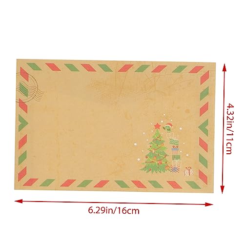 CLISPEED 24 Stück Teiliges Vintage Einladungskarten Umschläge aus Kraftpapier Weihnachtlich Gestaltet Vielseitig Verwendbar für Hochzeiten Geburtstage Partys Shower und Geschäftsevents CLISPEED 24 Stück Teiliges Vintage Einladungskarten Umschläge aus Kraftpapier Weihnachtlich Gestaltet Vielseitig Verwendbar für Hochzeiten Geburtstage Partys Shower und Geschäftsevents von CLISPEED