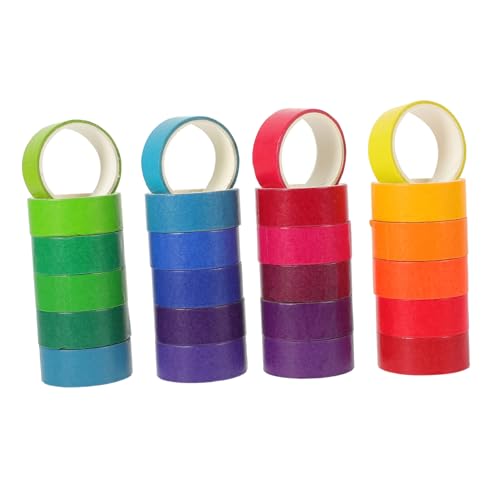 CLISPEED 24Rollen DIY Washi Tape Dekorative Scrapbook Klebebänder Vielseitig Einsetzbar für DIY Projekte Geschenkverpackung und Bastelarbeiten CLISPEED 24Rollen DIY Washi Tape Dekorative Scrapbook Klebebänder Vielseitig Einsetzbar für DIY Projekte Geschenkverpackung und Bastelarbeiten von CLISPEED