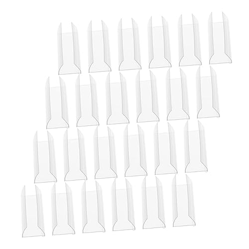 CLISPEED 24Stücke Transparente Etikettenhalter für Regale Preisschild Clip für Supermarkt Stabiler Display Halter für und Werbeschilder für Einzelhandel und von CLISPEED