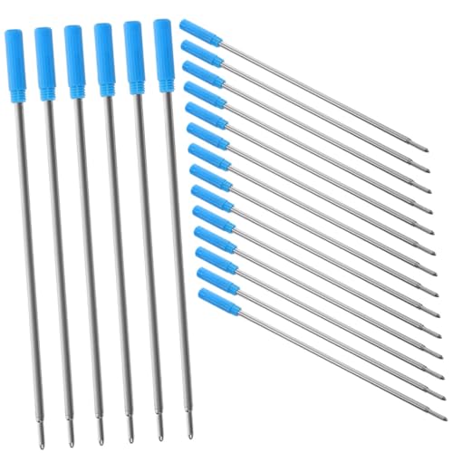 CLISPEED 25 Stück Austauschbare Kugelschreiber Minen Medium Point Glattes Schreiben Ersatzminen für Büro und Schule Blau für Zeichnungen und Notizen CLISPEED 25 Stück Austauschbare Kugelschreiber Minen Medium Point Glattes Schreiben Ersatzminen für Büro und Schule Blau für Zeichnungen und Notizen von CLISPEED