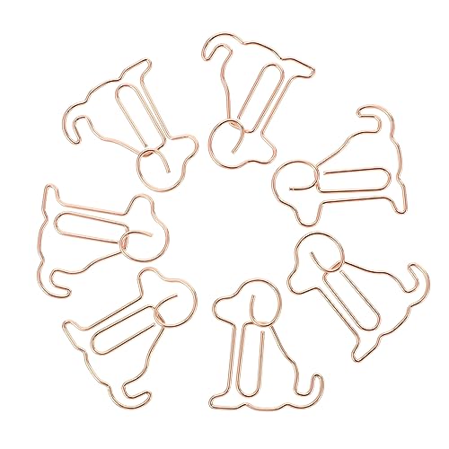 CLISPEED 25 Stück Büroklammer für Welpen Rosegoldene Büroklammern Tierförmige Büroklammern Praktische Büroklammern Lesezeichen in Tierform geformt Lesezeichen-Clips Fotoclips Metall CLISPEED 25 Stück Büroklammer für Welpen Rosegoldene Büroklammern Tierförmige Büroklammern Praktische Büroklammern Lesezeichen in Tierform geformt Lesezeichen-Clips Fotoclips Metall von CLISPEED