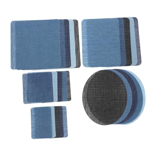 CLISPEED 25 Stück Teiliges Bügelflicken für Jeans und Kleidung Selbstklebende Textil Patches zum Aufbügeln und Nähen Vielseitige Reparatur und DIY Applikationen für Kleidung Taschen und CLISPEED 25 Stück Teiliges Bügelflicken für Jeans und Kleidung Selbstklebende Textil Patches zum Aufbügeln und Nähen Vielseitige Reparatur und DIY Applikationen für Kleidung Taschen und von CLISPEED