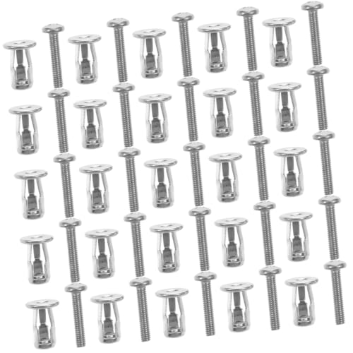 CLISPEED 25 Stück Teiliges Hohlraumdübel mit Schrauben und Spreizmutter Verzinkte Expansion Schrauben für Metallblech Einfache Vielseitig Einsetzbar für Türen Trockenbau und Bürogebrauch von CLISPEED