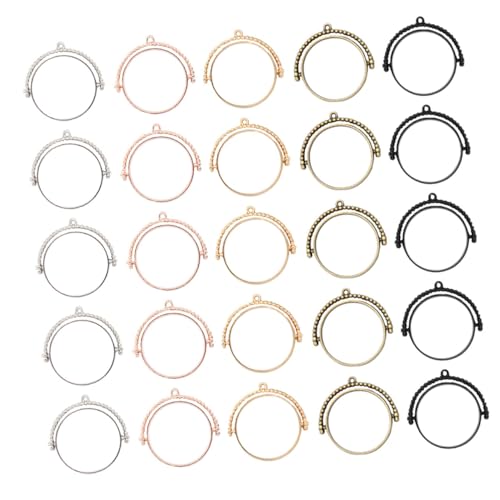 CLISPEED 25 Stück Teiliges Rotierbare Runde Offene Anhänger DIY Schmuckzubehör Legierung für Armbänder und Mehr CLISPEED 25 Stück Teiliges Rotierbare Runde Offene Anhänger DIY Schmuckzubehör Legierung für Armbänder und Mehr von CLISPEED