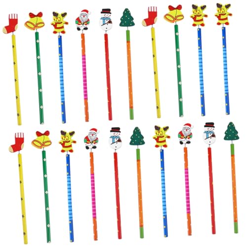 CLISPEED 25 Stück Teiliges Weihnachts Holzbleistifte mit Radiergummi Bunte Schreibstifte für Schüler und Kreative Partygeschenke und Schulzubehör für Festliche Geschenkideen CLISPEED 25 Stück Teiliges Weihnachts Holzbleistifte mit Radiergummi Bunte Schreibstifte für Schüler und Kreative Partygeschenke und Schulzubehör für Festliche Geschenkideen von CLISPEED