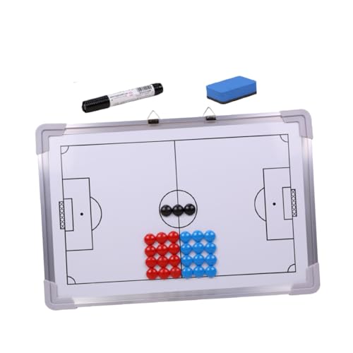 CLISPEED 27 Stück Aluminiumlegierung Fußball Taktiktafel Magnetisches Coaching Trainingsboard mit Magneten Radiergummi Marker Wandhängend Leicht Tragbar Für Fußballtraining und CLISPEED 27 Stück Aluminiumlegierung Fußball Taktiktafel Magnetisches Coaching Trainingsboard mit Magneten Radiergummi Marker Wandhängend Leicht Tragbar Für Fußballtraining und von CLISPEED