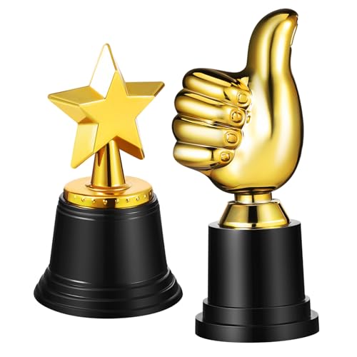 CLISPEED 2Stücke Daumen Trophäen Pokale Aus Kunststoff Auszeichnung Für Wettbewerbe Party Dekoration Trophäen Für Sportturniere Preisverleihungen Und Kindergeburtstage CLISPEED 2Stücke Daumen Trophäen Pokale Aus Kunststoff Auszeichnung Für Wettbewerbe Party Dekoration Trophäen Für Sportturniere Preisverleihungen Und Kindergeburtstage von CLISPEED
