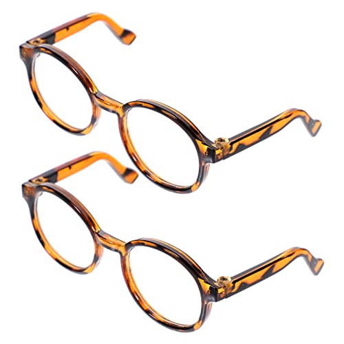 CLISPEED 2Stücke Mini Puppenbrillen Transparente Brille für Accessoires für Puppen für Mädchen Langlebig und Leicht CLISPEED 2Stücke Mini Puppenbrillen Transparente Brille für Accessoires für Puppen für Mädchen Langlebig und Leicht von CLISPEED