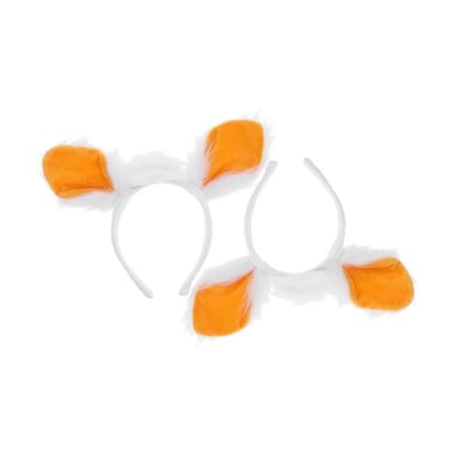 CLISPEED 2pcs Plüsch Schaf -ohrstirnband Für Kinder Und Erwachsene Für Farm Party Und Halloween Cosplay Soft Und Komfortable Entzückende Haarzubehör von CLISPEED