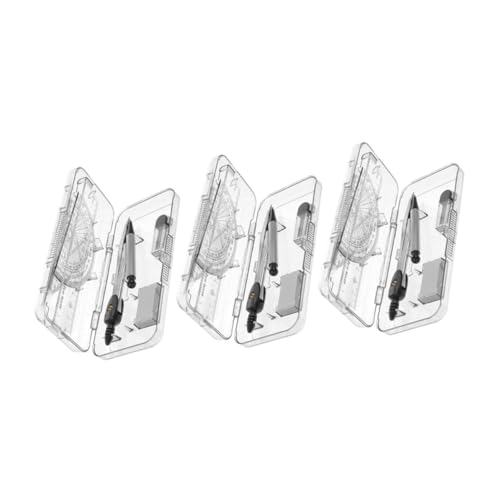 CLISPEED 3 Boxen Kompaktes Set mit Lineal und Teiliges Zeichentool für Schule Architektur und Ingenieurwesen mit Integriertem Radiergummi und Langlebigen Materialien CLISPEED 3 Boxen Kompaktes Set mit Lineal und Teiliges Zeichentool für Schule Architektur und Ingenieurwesen mit Integriertem Radiergummi und Langlebigen Materialien von CLISPEED