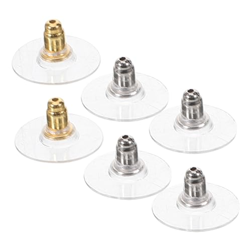 CLISPEED 3 Paare Ohrring Stopper Ersatzstecker Ohrstecker Zubehör DIY Einfache Ohrstecker Verschlüsse Kompatibel mit Allen Ohrringarten Stabiler Halt Leicht und Komfortabel von CLISPEED