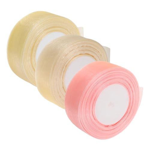 CLISPEED 3 Rollen Transparente Chiffonbänder Yards Diy Geschenkverpackung Arrangements Hochzeitsdekoration Geburtstagsgeschenke Vielseitiges Dekorationsband CLISPEED 3 Rollen Transparente Chiffonbänder Yards Diy Geschenkverpackung Arrangements Hochzeitsdekoration Geburtstagsgeschenke Vielseitiges Dekorationsband von CLISPEED