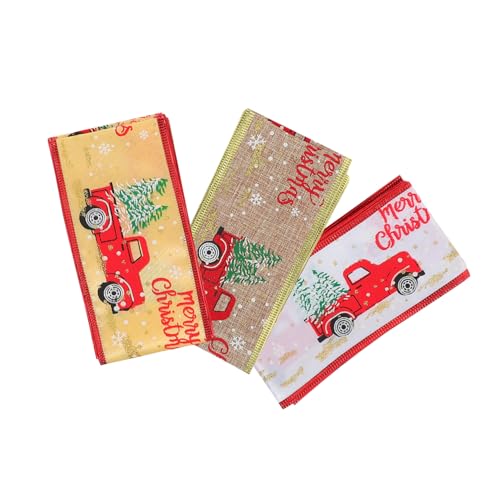CLISPEED 3 Rollen Weihnachtsdeko Geschenkband Gold Weiß Natur DIY Schleifenband für Weihnachtsbaum Basteln Geschenkverpackung Dekorationsband Langlebig und Farbecht CLISPEED 3 Rollen Weihnachtsdeko Geschenkband Gold Weiß Natur DIY Schleifenband für Weihnachtsbaum Basteln Geschenkverpackung Dekorationsband Langlebig und Farbecht von CLISPEED
