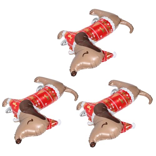 CLISPEED 3 Stück Aufblasbare Aluminiumfolie-welpenballons Glänzende Hund-form Langlebig und Luftdicht Kindergeburtstags Weihnachtsfeierdeko Tierisches Partyzubehör CLISPEED 3 Stück Aufblasbare Aluminiumfolie-welpenballons Glänzende Hund-form Langlebig und Luftdicht Kindergeburtstags Weihnachtsfeierdeko Tierisches Partyzubehör von CLISPEED