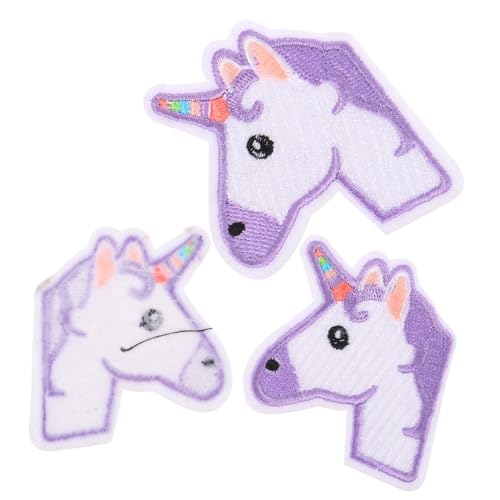 CLISPEED 3 Stück Einhorn Stoff Patches zum Aufbügeln Bestickte Applikationen für Kleidung Taschen DIY Dekoration Langlebige Textil Aufnäher für Kinderbekleidung und Accessoires CLISPEED 3 Stück Einhorn Stoff Patches zum Aufbügeln Bestickte Applikationen für Kleidung Taschen DIY Dekoration Langlebige Textil Aufnäher für Kinderbekleidung und Accessoires von CLISPEED