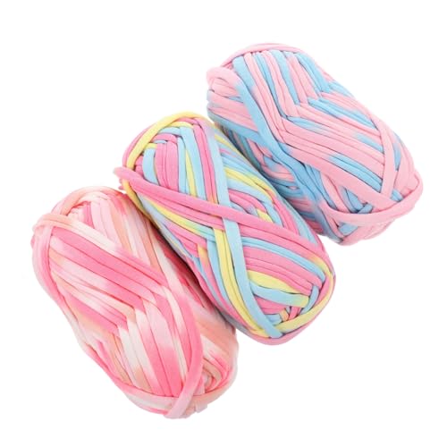 CLISPEED 3 Stück Farbige Stofflinien bunt gestrickt klobig vegan Stricken Stränge häkeln knüpfteppich handwebteppich Polyester textilgarn Stoffgarn Garn für Schal Stoff Garn CLISPEED 3 Stück Farbige Stofflinien bunt gestrickt klobig vegan Stricken Stränge häkeln knüpfteppich handwebteppich Polyester textilgarn Stoffgarn Garn für Schal Stoff Garn von CLISPEED