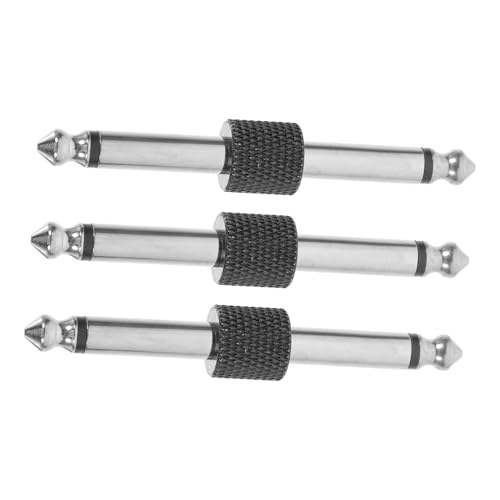 CLISPEED 3 Stück Gerade Gitarren Pedal Verbinder Robuster Patch Adapter für Effektpedale Kompatibel mit Gitarre und Keyboard Langlebiger Klinkenstecker Stabiler CLISPEED 3 Stück Gerade Gitarren Pedal Verbinder Robuster Patch Adapter für Effektpedale Kompatibel mit Gitarre und Keyboard Langlebiger Klinkenstecker Stabiler von CLISPEED