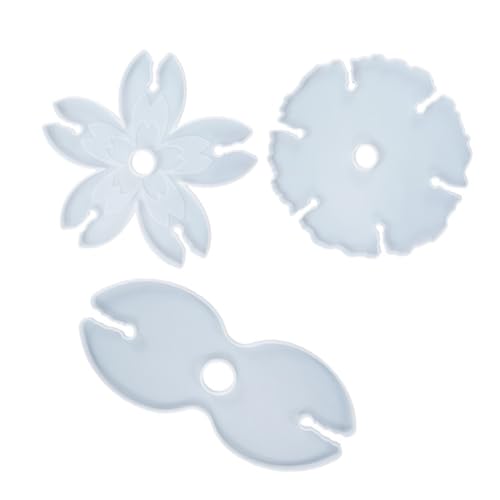 CLISPEED 3 Stück Silikonform Teiliges Weinregal DIY Epoxidharz Gießform Flexible Weinglashalter Untersetzer für Kreative Dekoration mit Langlebigem Weichem Material Geeignet für Harzkunst CLISPEED 3 Stück Silikonform Teiliges Weinregal DIY Epoxidharz Gießform Flexible Weinglashalter Untersetzer für Kreative Dekoration mit Langlebigem Weichem Material Geeignet für Harzkunst von CLISPEED