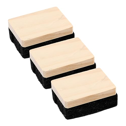 CLISPEED 3 Stück Tafelradierer aus Holz Wiederverwendbare Kreidetafelradierer für Lehrer Schüler und Praktisch und Leicht Hochwertige Filzmaterialien für Täglichen Gebrauch CLISPEED 3 Stück Tafelradierer aus Holz Wiederverwendbare Kreidetafelradierer für Lehrer Schüler und Praktisch und Leicht Hochwertige Filzmaterialien für Täglichen Gebrauch von CLISPEED