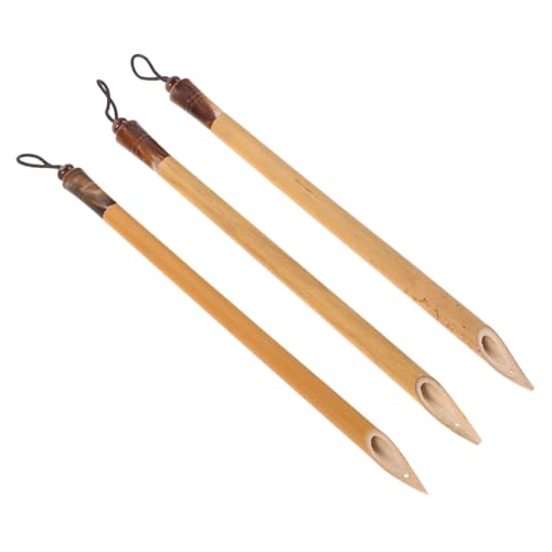 CLISPEED 3 Stück Teiliges Kalligrafie Bambus Dip Pens mit Flacher Spitze Präzise Polymer Clay Modellierwerkzeuge Handgefertigt für Traditionelle Arabische und Keramikgestaltung CLISPEED 3 Stück Teiliges Kalligrafie Bambus Dip Pens mit Flacher Spitze Präzise Polymer Clay Modellierwerkzeuge Handgefertigt für Traditionelle Arabische und Keramikgestaltung von CLISPEED