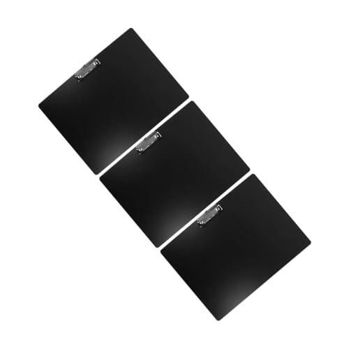CLISPEED 3 Stück Teiliges Klemmbrett Robustes Schreibbrett mit Guter Flexibilität Vielseitig Einsetzbar für Büro und Studenten Tragbares Clipboard für Akten und Notizen CLISPEED 3 Stück Teiliges Klemmbrett Robustes Schreibbrett mit Guter Flexibilität Vielseitig Einsetzbar für Büro und Studenten Tragbares Clipboard für Akten und Notizen von CLISPEED