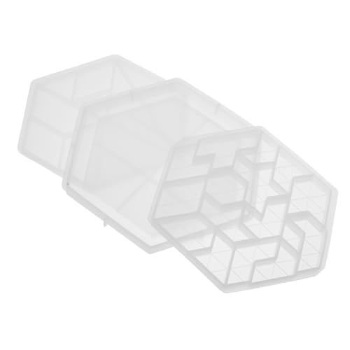 CLISPEED 3 Stück Teiliges Silikon Epoxidharz Gießform Tangram Puzzleteile DIY Bastelset für Kreative Dekorationen Handgefertigte Gussformen Einfach zu Reinigen und Wiederverwendbar CLISPEED 3 Stück Teiliges Silikon Epoxidharz Gießform Tangram Puzzleteile DIY Bastelset für Kreative Dekorationen Handgefertigte Gussformen Einfach zu Reinigen und Wiederverwendbar von CLISPEED