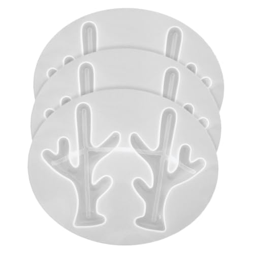 CLISPEED 3 Stück Teiliges Silikonform Geweih Antler Form Flexibel Glatt Wiederverwendbar DIY Schmuck Bastelmaterial für Haarreifen Haarspangen für Epoxidharz Schlüsselanhänger Anhänger CLISPEED 3 Stück Teiliges Silikonform Geweih Antler Form Flexibel Glatt Wiederverwendbar DIY Schmuck Bastelmaterial für Haarreifen Haarspangen für Epoxidharz Schlüsselanhänger Anhänger von CLISPEED