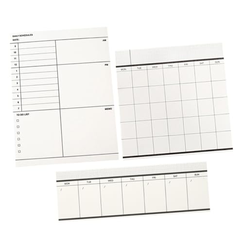 CLISPEED 3 Stück Teiliges Tragbarer Planer Notizblock Kleines Haushalts Notizbuch mit Glattem Langlebig für Tägliche Planung Organisation und Priorisierung Praktisch für Unterwegs CLISPEED 3 Stück Teiliges Tragbarer Planer Notizblock Kleines Haushalts Notizbuch mit Glattem Langlebig für Tägliche Planung Organisation und Priorisierung Praktisch für Unterwegs von CLISPEED