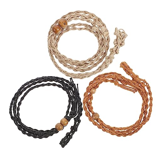 CLISPEED 3 Stück Teiliges Verstellbares Netz Ketten für Kristallanhänger Schwarze Dunkelbraune und Beige Wachsschnur Handgefertigter Halter für Edelstein Schmuck Vielseitig für DIY CLISPEED 3 Stück Teiliges Verstellbares Netz Ketten für Kristallanhänger Schwarze Dunkelbraune und Beige Wachsschnur Handgefertigter Halter für Edelstein Schmuck Vielseitig für DIY von CLISPEED