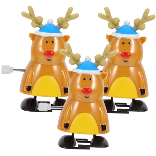 CLISPEED 3 Stück Teiliges Weihnachts Aufziehspielzeug mit Lustigem Lustige Xmas Mitgebsel und Deko für Kreative Geschenkideen für Weihnachtsfeier und Kinderparty CLISPEED 3 Stück Teiliges Weihnachts Aufziehspielzeug mit Lustigem Lustige Xmas Mitgebsel und Deko für Kreative Geschenkideen für Weihnachtsfeier und Kinderparty von CLISPEED
