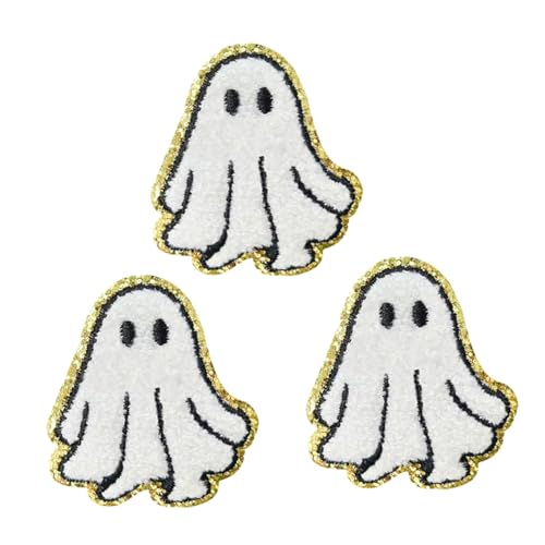 CLISPEED 3 Stück Weiße Ghost Patches zum Aufbügeln Bestickte DIY Applikationen mit Strapazierfähiger Stickerei Farbbeständig und Vielseitig für Kleidung Jeans Hüte und Schuhe Geeignet CLISPEED 3 Stück Weiße Ghost Patches zum Aufbügeln Bestickte DIY Applikationen mit Strapazierfähiger Stickerei Farbbeständig und Vielseitig für Kleidung Jeans Hüte und Schuhe Geeignet von CLISPEED