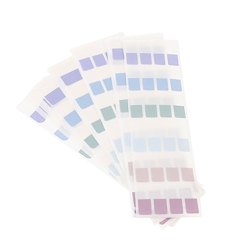 CLISPEED 30 Blatt Selbstklebende Seitenmarker Farben Praktische Index Tabs aus Pet für Notizen Büro Schule und Zuhause Wiederverwendbar Transparent und Langlebig CLISPEED 30 Blatt Selbstklebende Seitenmarker Farben Praktische Index Tabs aus Pet für Notizen Büro Schule und Zuhause Wiederverwendbar Transparent und Langlebig von CLISPEED
