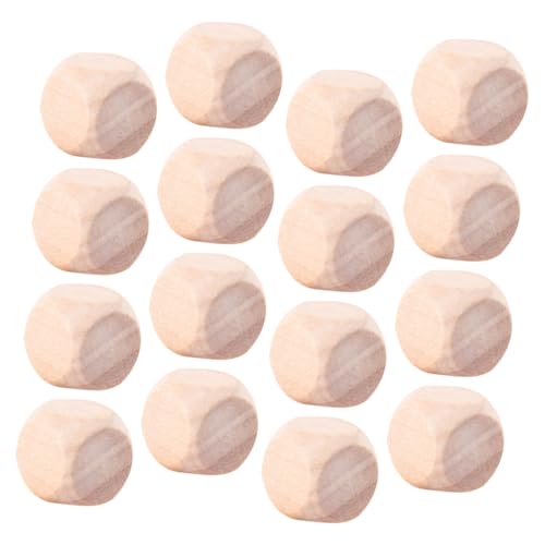 CLISPEED 30 Stück Teiliges Blanko Sechsseitige Unbehandelte DIY Würfel für Bastelprojekte Spielwürfel Alphabet Zahlen Carving Kreativspielzeug CLISPEED 30 Stück Teiliges Blanko Sechsseitige Unbehandelte DIY Würfel für Bastelprojekte Spielwürfel Alphabet Zahlen Carving Kreativspielzeug von CLISPEED
