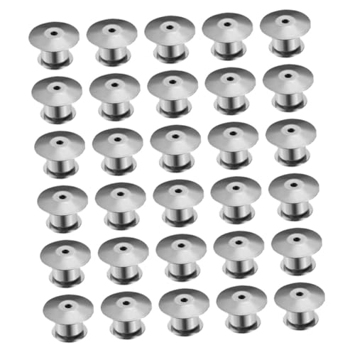 CLISPEED 30 Stück Teiliges Broschenverschluss Rundkopf Silber Leichte Brooch Buckle Fixierung für Anstecknadeln Abzeichen und DIY Schmuckherstellung Tragbar und Vielseitig für Kleidung CLISPEED 30 Stück Teiliges Broschenverschluss Rundkopf Silber Leichte Brooch Buckle Fixierung für Anstecknadeln Abzeichen und DIY Schmuckherstellung Tragbar und Vielseitig für Kleidung von CLISPEED