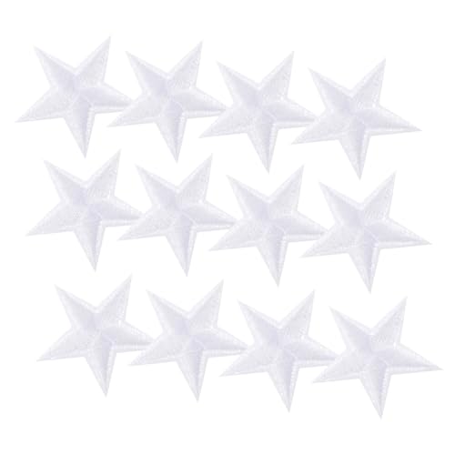 CLISPEED 30 Stück Teiliges Bügelbild Weiße Stern Patches mit Glitzerkante zum Aufbügeln und Verzieren von Kleidung Taschen Schuhen Stickerei Applikationen für Reparatur und DIY Dekoration CLISPEED 30 Stück Teiliges Bügelbild Weiße Stern Patches mit Glitzerkante zum Aufbügeln und Verzieren von Kleidung Taschen Schuhen Stickerei Applikationen für Reparatur und DIY Dekoration von CLISPEED