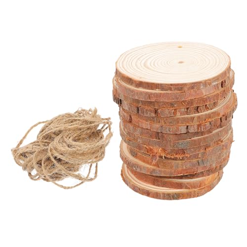 CLISPEED 30 Stück Teiliges DIY Holzscheiben Natürliche Holzplättchen mit Stärke für Kreative Weihnachtsbaum Dekoration Malspielzeug und CLISPEED 30 Stück Teiliges DIY Holzscheiben Natürliche Holzplättchen mit Stärke für Kreative Weihnachtsbaum Dekoration Malspielzeug und von CLISPEED