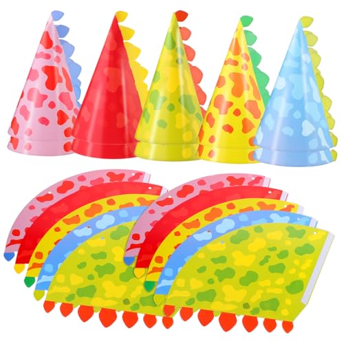 CLISPEED 30 Stück Teiliges Dinosaurier Geburtstag Partyhüte für Bunte Pappkegel Leichte und Komfortable Dino Geburtstagsdeko als Foto Requisite für Jungen und Mädchen CLISPEED 30 Stück Teiliges Dinosaurier Geburtstag Partyhüte für Bunte Pappkegel Leichte und Komfortable Dino Geburtstagsdeko als Foto Requisite für Jungen und Mädchen von CLISPEED