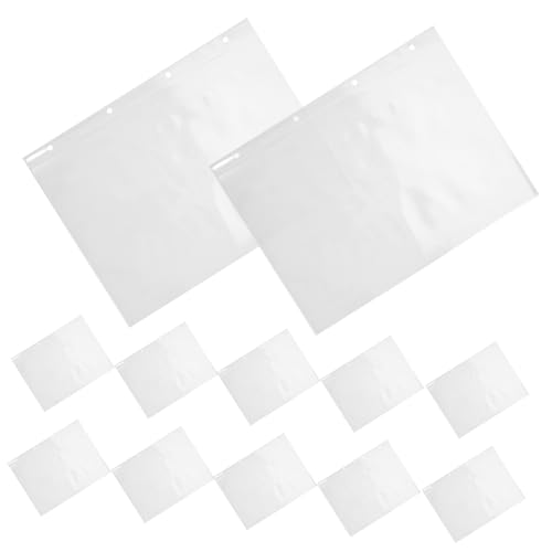 CLISPEED 30 Stück Teiliges Dokumenten Aufbewahrungsset Transparente Lose Sammelmappen mit Lochung Strapazierfähige Transparente Schutzfolien für Büroakte Einfache Handhabung und CLISPEED 30 Stück Teiliges Dokumenten Aufbewahrungsset Transparente Lose Sammelmappen mit Lochung Strapazierfähige Transparente Schutzfolien für Büroakte Einfache Handhabung und von CLISPEED
