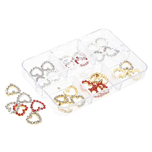 CLISPEED 30 Stück Teiliges Herz Nagel Charm Set mit Strasssteinen DIY Nageldekoration Nail Art Zubehör für Kreative Designs und Anlässe CLISPEED 30 Stück Teiliges Herz Nagel Charm Set mit Strasssteinen DIY Nageldekoration Nail Art Zubehör für Kreative Designs und Anlässe von CLISPEED