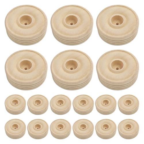 CLISPEED 30 Stück Teiliges Holzräder Rund Kleine Holzräder für DIY Bastelprojekte Sichere Langlebige Zubehör für Herstellung Handarbeit CLISPEED 30 Stück Teiliges Holzräder Rund Kleine Holzräder für DIY Bastelprojekte Sichere Langlebige Zubehör für Herstellung Handarbeit von CLISPEED