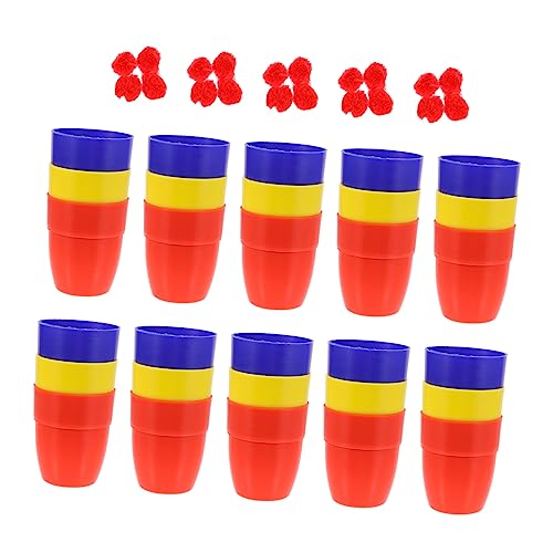 CLISPEED 30 Stück Teiliges Magician Gadget Set Große Zauberbecher Close Up Trickbecher Party Requisiten für Geburtstag Zaubertricks Mitgebsel Gimmicks von CLISPEED