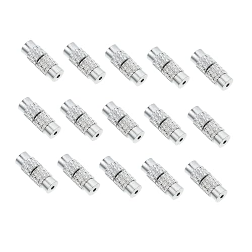 CLISPEED 30 Stück Teiliges Schmuckverbinder Robustem Schraubverschluss für Halsketten und Armbänder Nickelfarben für DIY Schmuckherstellung und Reparatur CLISPEED 30 Stück Teiliges Schmuckverbinder Robustem Schraubverschluss für Halsketten und Armbänder Nickelfarben für DIY Schmuckherstellung und Reparatur von CLISPEED